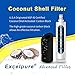 EXCELPURE 4396508 Replacement for Whirlpool EDR5RXD1,4396510, KitchenAid 4392857,EveryDrop FILTER 5,Kenmore 9010,NL240,LC400v, RWF0500A, WF285,R-9010,WF-NL300,WSW-1,Refrigerator Water Filter,1PACK