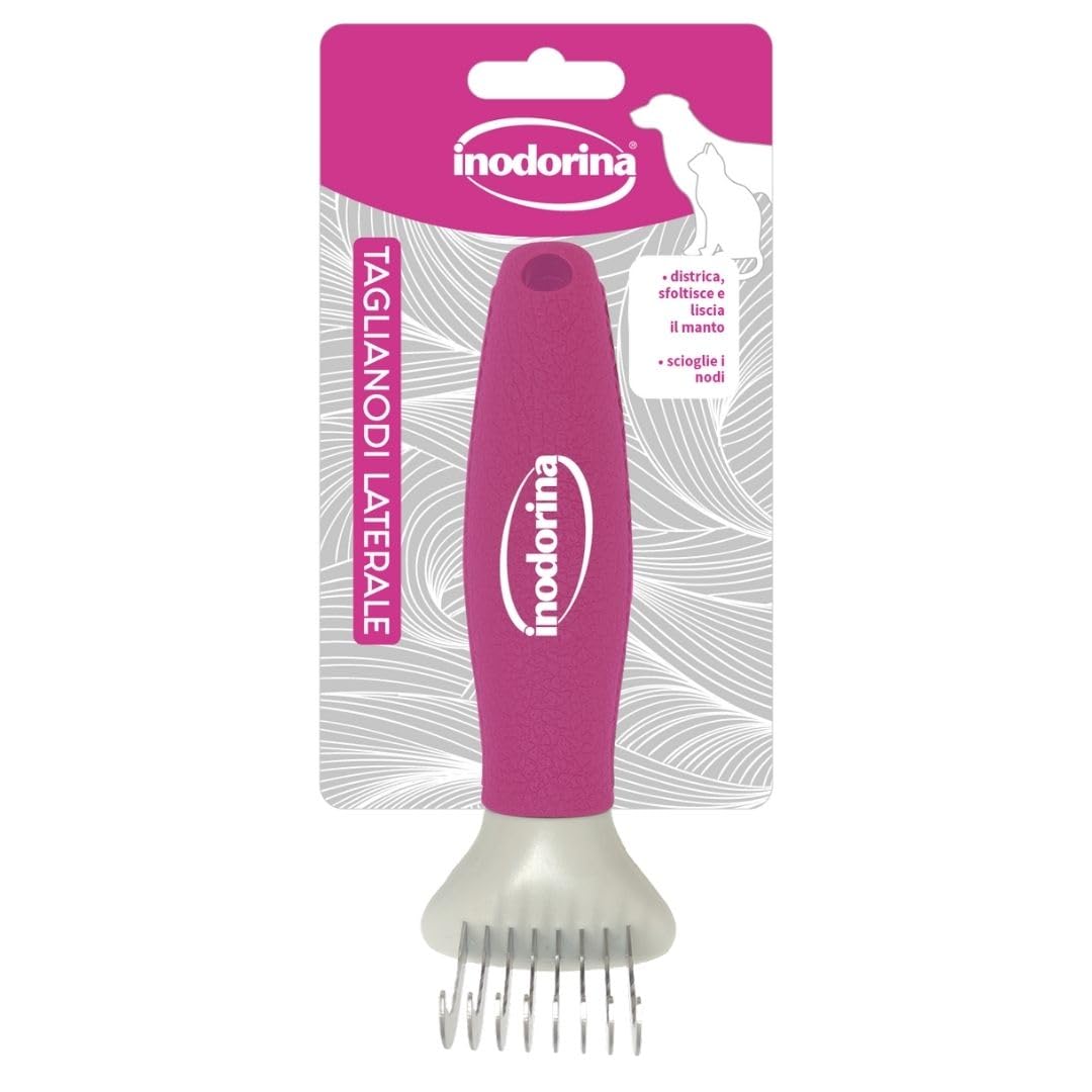 Inodorina Side Trimmer for dogs and cats - Ideal for detangling, thinning and smoothing long or hard hair - Fast, painless and safe method