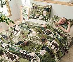 Quilts Set King Size Rustic Quilt Bedspread