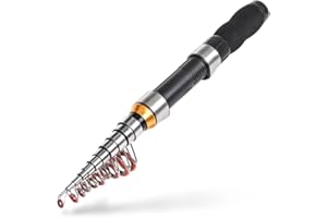 Gigicloud 1PCS Telescopic Fishing Rod 1.0m-2.3m Fishing Pole Glass Rod Super Short Mini Bass Bait Casting Fishing Rod