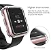 OULUOQI Compatible with Apple Watch Case 42mm, Clear Soft TPU Protector Compatible with iWatch Case Cover Compatible with Apple Watch Series 3, Series 2, Series 1, Sport, Edition