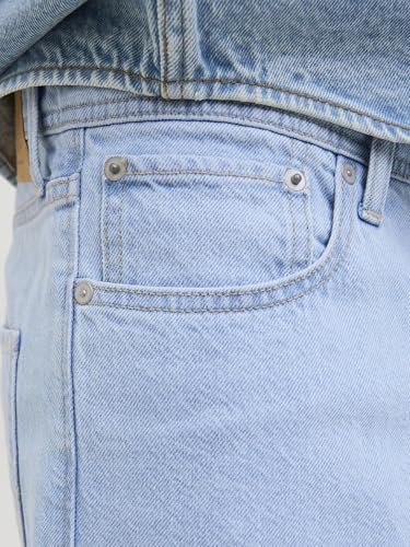 Pantaloncini da Uomo in Jeans Extra Baggy Fit, Blue Denim 1, M
