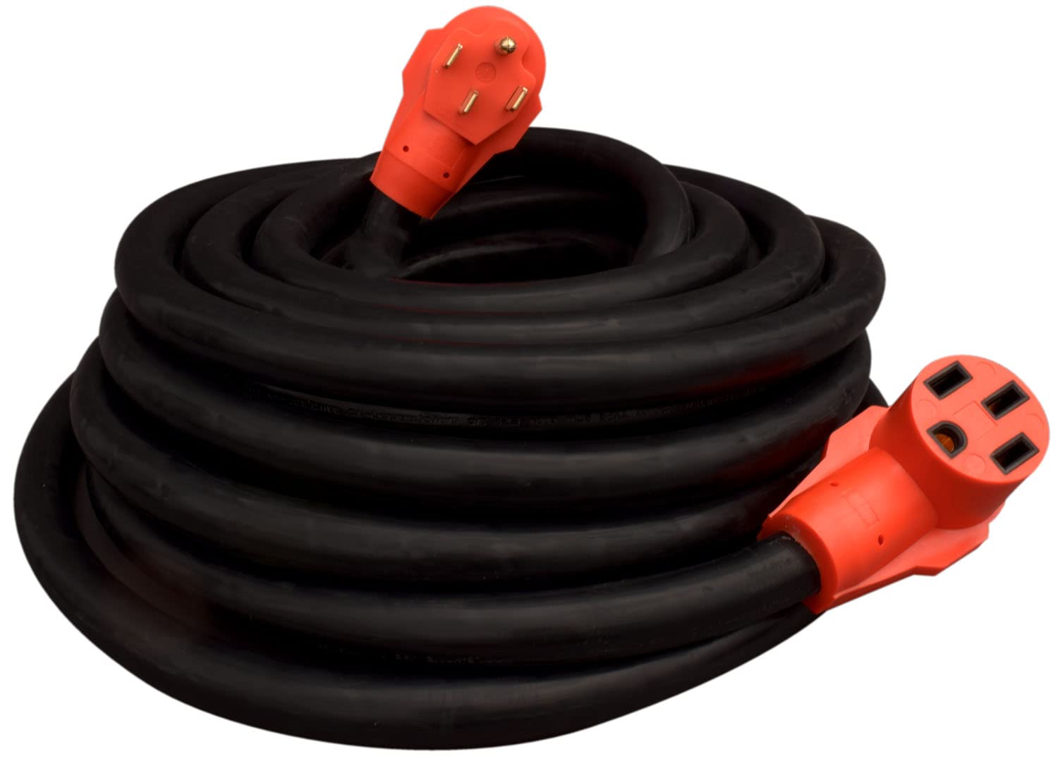 Valterra A10-5050EH Mighty Cord RV 50-Amp Extension Cord, 50 ft., Red Image