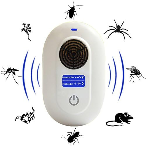 ultrasonic rat Mouse Rodent pest repellent indoor Pest Control for Cockroach Flies, Roaches, Ants, Spiders, Fleas, Mice, Bedbug