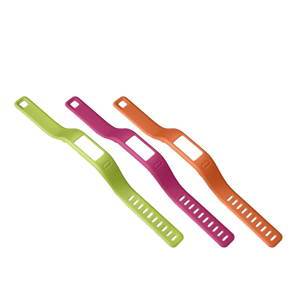 Garmin Small Coloured Wrist Band for Vivofit - Orange/Pink/Green