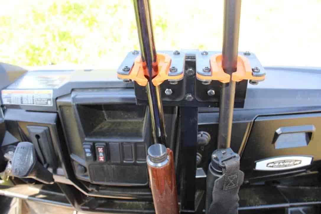 525UF UTV Golf Cart Gun Rack Scooter Shop