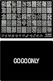 Gogoonly Nail Art Stamp Plate Collection St. Happy - Huge Size Stamping Image Plates Manicure Nail Designs DIY-BH000461