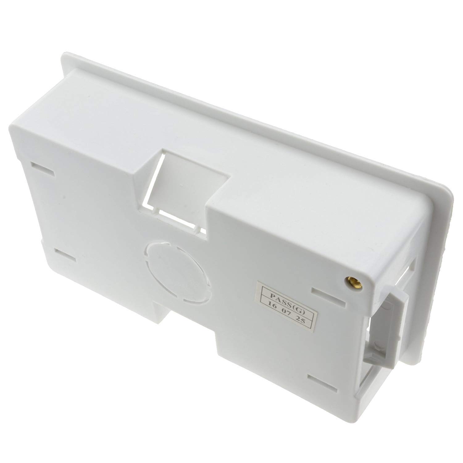 Dry Lining Pattress Back Box Double 2 Gang White Wall Flush Mount Pattress Socket Box