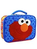Sesame Street Elmo Toddler Boys Soft Insulated Lunch Box (One Size, Blue/Red)