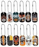 Harley Davidson Dog Tag Key Chains Set of 12
