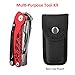 Folding Knife Fold Multitool Knife 10-in-1 Plier Sheath, Set Kit for Camping Hiking Outdoor and Indoor