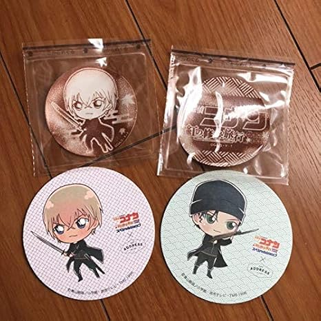 Amazon Co Jp 名探偵コナン コラボカフェ カフェ 安室透 赤井秀一 京都タワー 京都編 池袋 コースター シール ラテアートシール 降谷零 ホビー 通販