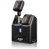 AITONE 5.8GHz Wireless Guitar System with Charging Case (AW-06) | 48kHz/24-Bit Transmitter and Receiver, <6ms Latency, 4 Channels, 65 ft Range, Up to 18H Total Playtime