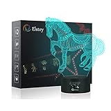 Animals War Horse 3D Night Light Touch Table Desk Lamps, Elstey 7 Color Changing Lights with Acrylic Flat & ABS Base & USB Charger