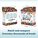 Intersone Water Beads Pack 12 Color Rainbow Mix Soft Crystal, for Kids Tactile Sensory Toy, Vases, Plants & Home Decoration, Jelly Growing Pearl Balls, Great for Wedding, Party, Pool, Guns