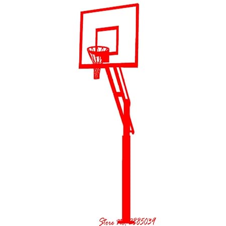 zhuziji Aro de Baloncesto Vinilo Etiqueta de la Pared ...