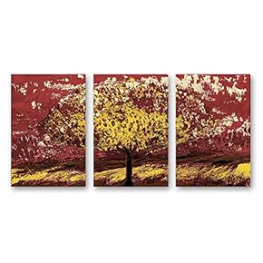 3 Panel Canvas Wall Art Abstract Painting Pictures Home Wall Decorations for Bedroom Living Room Paintings Canvas Prints Framed - 16"x24" x 3 Panels
