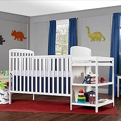 Dream On Me Anna 4-In-1 Full-Size Crib And Changing