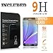 Note 5 Case, Galaxy Note 5 Case, Starshop [Heavy Duty] Dual Layers Kickstand Case With [0.33m 9H Tempered Glass Screen Protector Included] and Locking Belt Clip (Black)