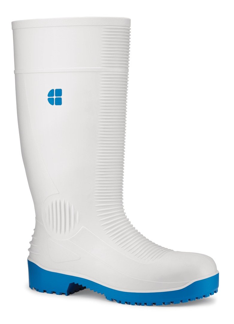 Shoes for Crews Bastion, Waterproof PVC Safety Rubber Boot, S4, Padded Insoles, Slip-Resistant, Breathable, 15.75 inches high