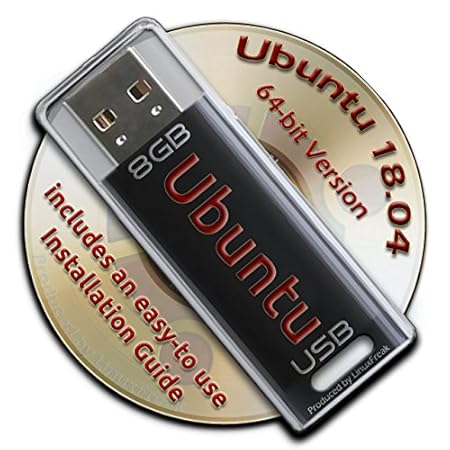 Ubuntu Linux 18.04 on a Bootable 8GB USB Flash Drive - 64-bit Version