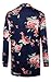 ECOWISH Womens Boho Irregular Long Sleeve Wrap Kimono Cardigans Casual Coverup Coat Tops Outwear S-3XL,Blue,XX-Large