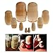 Childplaymate Matryoshka Dolls Pure Basswood Dog Type for DIY Handmade Russian Nesting Dolls Birthday Gift for Kids Decoration (J)