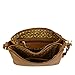 Double Compartment Large Flapover Crossbody Bag (Tan)