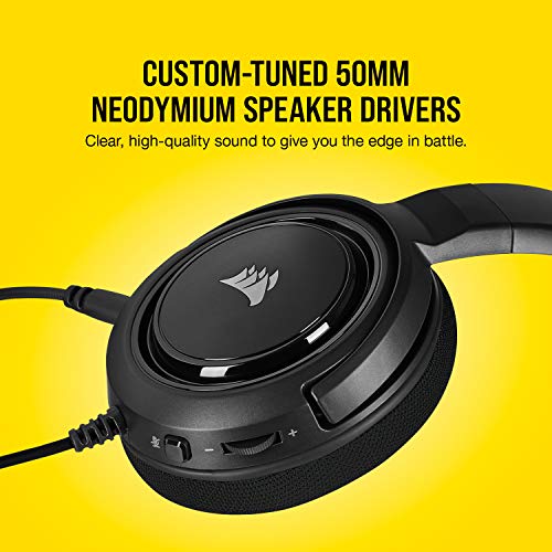 ایگرد | قیمت و خرید Corsair HS35 - Stereo Gaming Headset - Memory Foam  Earcups - Headphones work with PC, Mac, Xbox One, PS4, Switch, iOS and  Android Not Applicable CA-9011220-NA (Electronic Games)