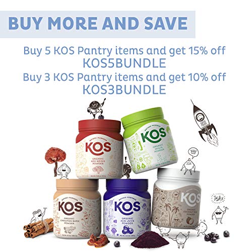 KOS Organic Barley Grass Powder | Non-GMO, Raw Barley Grass Powder | Fiber Rich, Antioxidant Heavy USDA Organic Plant Based Ingredient, 369g, 118 Serving - Thumbnail 7