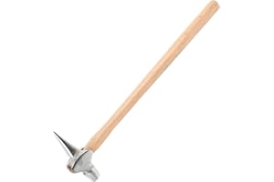HAPINARY High-Strength Stubby Hammer Metal Chipping Tool Railway Inspection Hammer for Outdoor Use