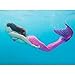 Fin Fun Mermaid Tail, Reinforced Tips, Monofin, Malibu Pink, Size Child 8