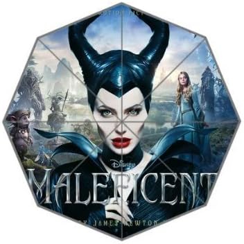 Custom Auto Foldable Umbrella with Movie Maleficent Printed Design