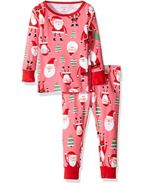 Santa Claus Print PJ Set (Baby)