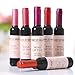 Ownest 6 Colors Wine Liquid Lipstick, Lady Long Lasting Make Up Gloss Matte Lip Tint Wine Bottle Cover, Matte Lip Gloss Set-6PCS/Kit
