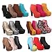 shoewhatever Lace up Platform Ankle Round Toe Bootie
