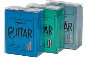 Tidevib Orphee Series Electric Guitar Strings, 10-Pack Super Light (9-42) / Light (10-46) / Medium (11-50), Nickel Alloy Woun