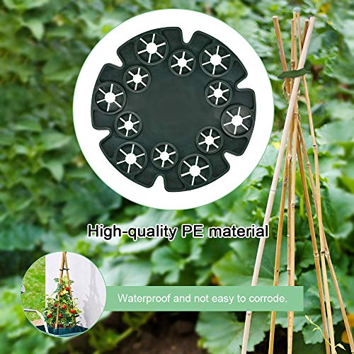 RMENOOR 5 Teilige Pflanzenstütze Staudenhalter Rund Kletterhilfe Pflanzen Plastic Strauchstützen Kletterpflanzenhilfe… – Bild 6