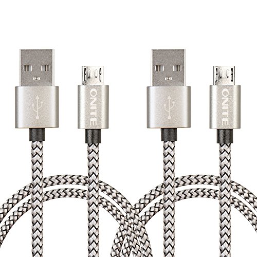 Onite 2 PCS Micro USB Data Charger Cable for LG Tribute HD, Stylo 2 3, K7 K8, Rebel, Samsung Galaxy J7 J5 J3 S7 S6 S5 S4, Note 3 4 5, Moto E Z G, Sony Xperia XA Ultra, BLU R1 HD Advance 5.0 (Gray) Onite 2 PCS Micro USB Data Charger Cable for LG Tribute HD, Stylo 2 3, K7 K8, Rebel, Samsung Galaxy J7 J5 J3 S7 S6 S5 S4, Note 3 4 5, Moto E Z G, Sony Xperia XA Ultra, BLU R1 HD Advance 5.0 (Gray)