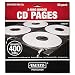 Vaultz CD Insert Pages, 3 Hole Punched, 12 x 11 Inches, 8 CDs/Page, 50 Pages/Pack, Black (VZ01415)