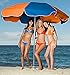 Jwxstore Beach Umbrella Sand Anchor, Heavy Duty Metal Beach Umbrella Holder-Stands-Sand Grass Auger, Sand Anchor, One Size Fits All, Safe Stand for Strong Winds