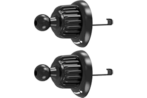 YZZLZH Car Vent Mount Adapters with Metal Hook Not Slip Design General Air Ducts Clip Phone Bracket for 17mm Holders Metal Ho