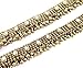 Aria Antique Style Diwali Festive Cz Plated Bridal Anklet Gold
