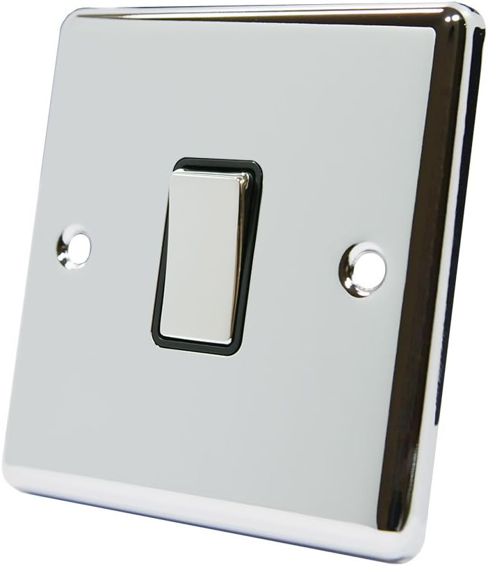 Alliance Electrical AET 1 Gang 2 Way Polished Chrome Switch