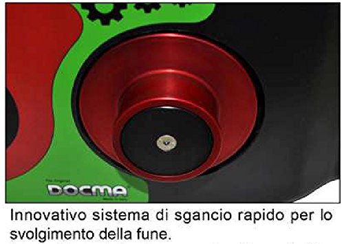 Winde Forstwirtschaft mit Seil Textil 80 m DOCMA VF155 Automatic Ultralight Made in Italy – Bild 3