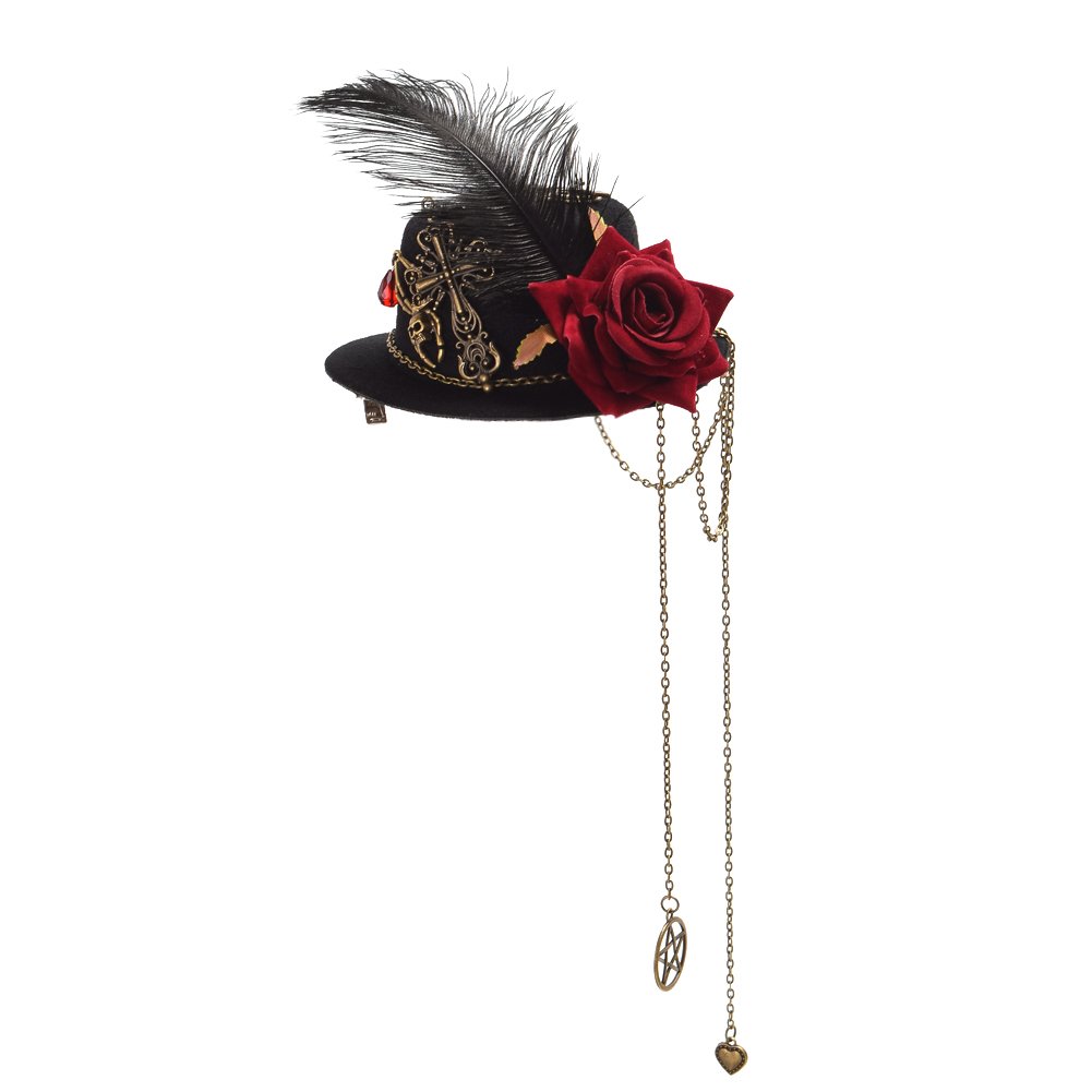GRACEART Steampunk Mini Top Hat Costume Accessory(Size: S)