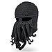 Unisex Knit Beanie Funny Octopus Crochet Hat Knit Beard Skull Cap Black,One Size,Black,One Size,Black