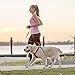 EzyDog HANDY 48 Bungee Dog Leash - The Best Hands-Free Running Leash Training Lead with Superior Control and Reflective Stitching - ZERO SHOCK Shock-Absorbing Technology (Adjustable 36” - 48”, Red)