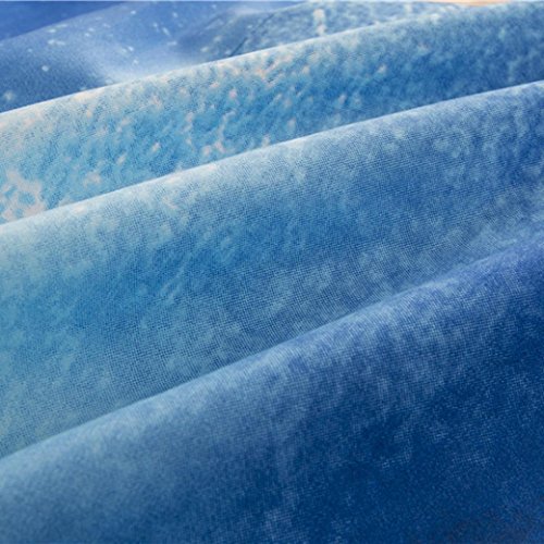Ikevan 3 Pcs Bed Linen Home Textile Bedding Set Duvet Cover Star Colorful Bed Pillowcases(1 pc Duvet Cover 200x230cm+2 pcs Pillowcases 48x74cm ) (05)