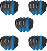 Harrows Retina Dart Flights 5 x Sets 15 Flights 100 Micron Blue UK Made